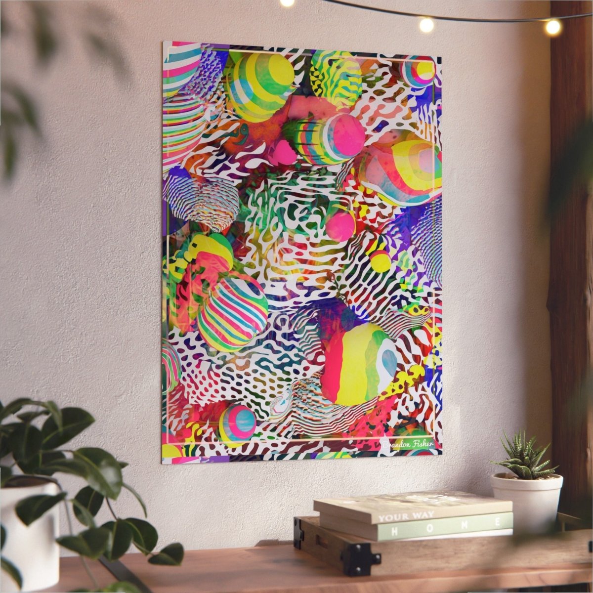 1980s Miami Vice — Aluminum Art Panel - Brandon Fisher Art