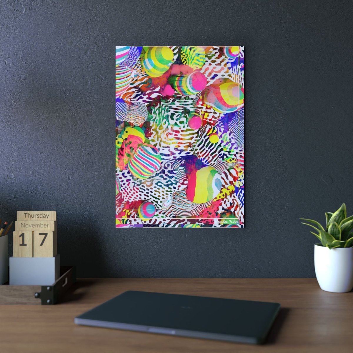 1980s Miami Vice — Aluminum Art Panel - Brandon Fisher Art
