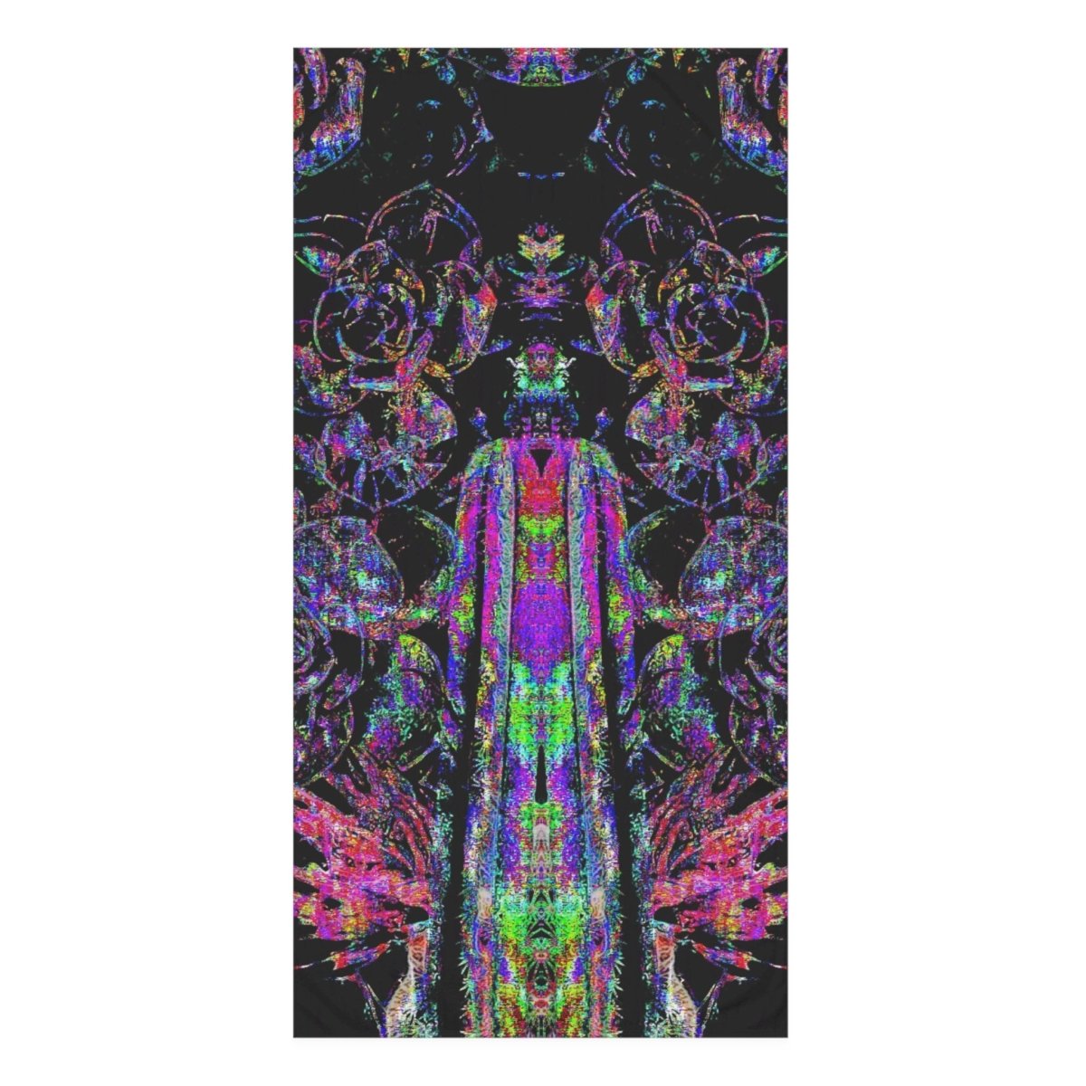 "3D Gyriate" Luxurious Mink Cotton Beach Towel - Brandon Fisher Art