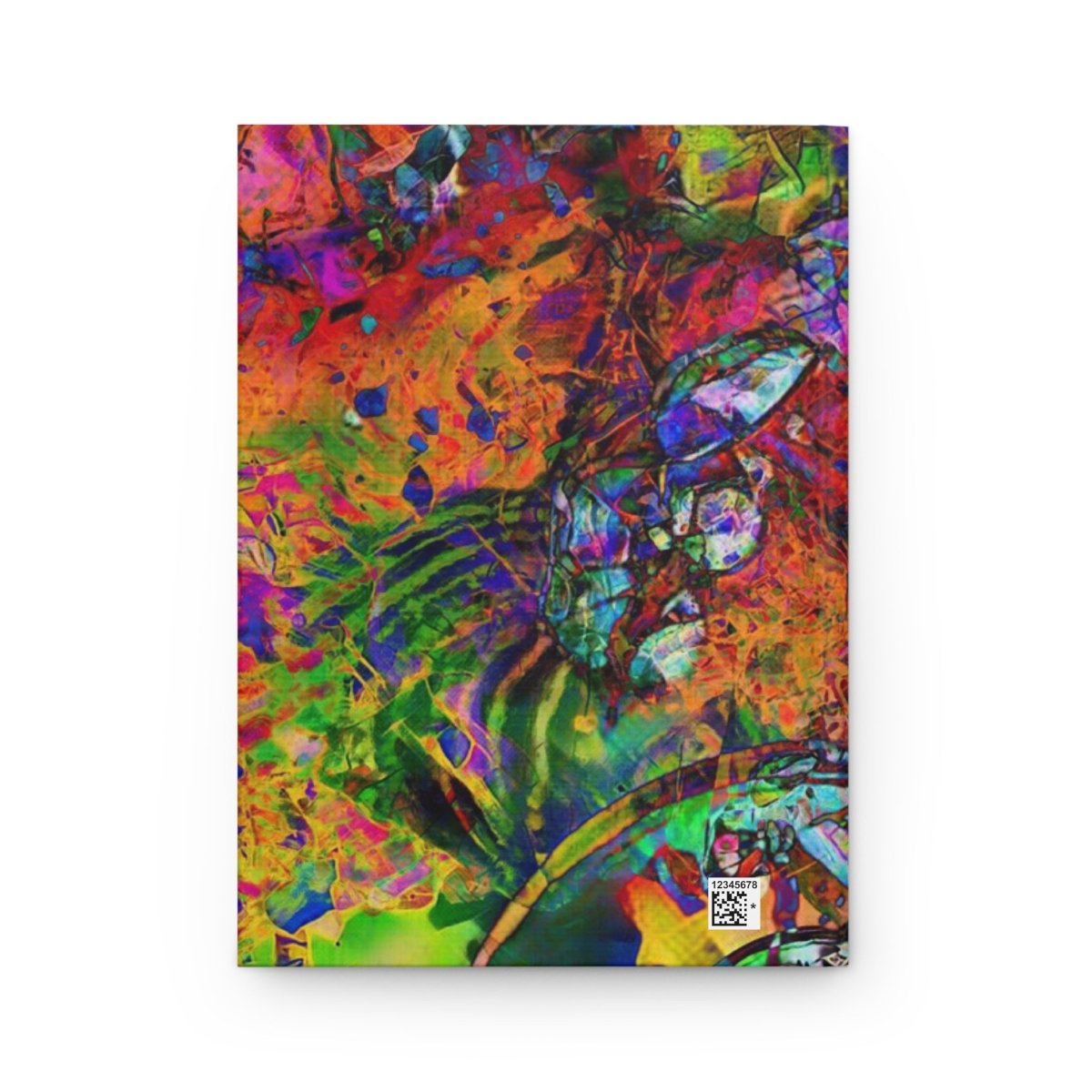 Abstraction of Time and Space Hardcover Journal Matte - Brandon Fisher Art