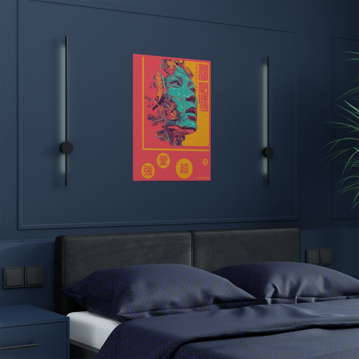 AI 86 - Vibrant Satin Poster - Brandon Fisher Art