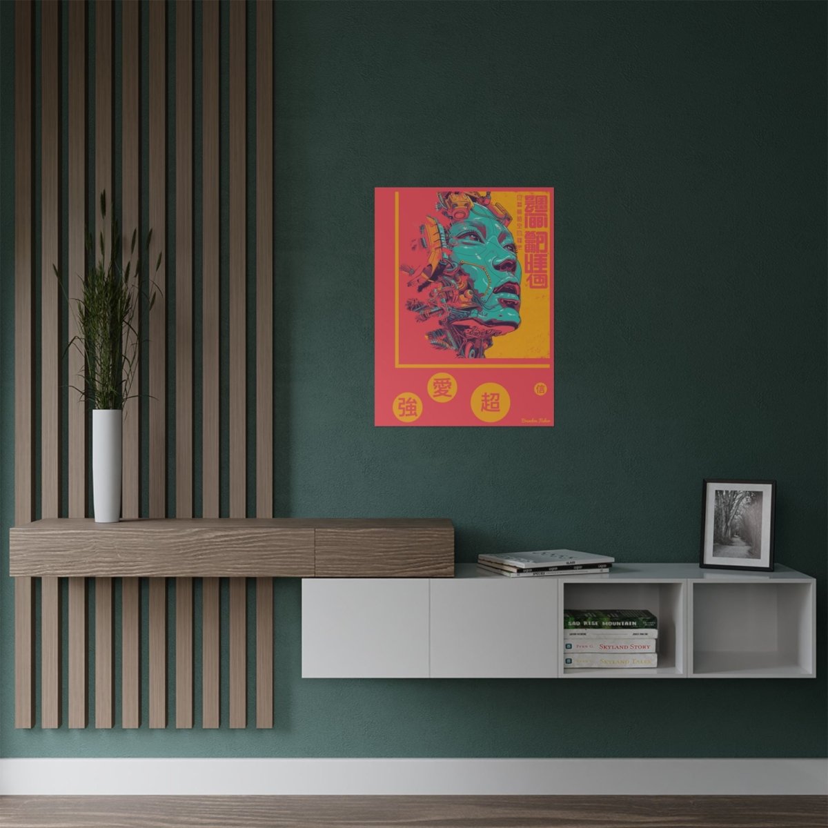 AI 86 - Vibrant Satin Poster - Brandon Fisher Art