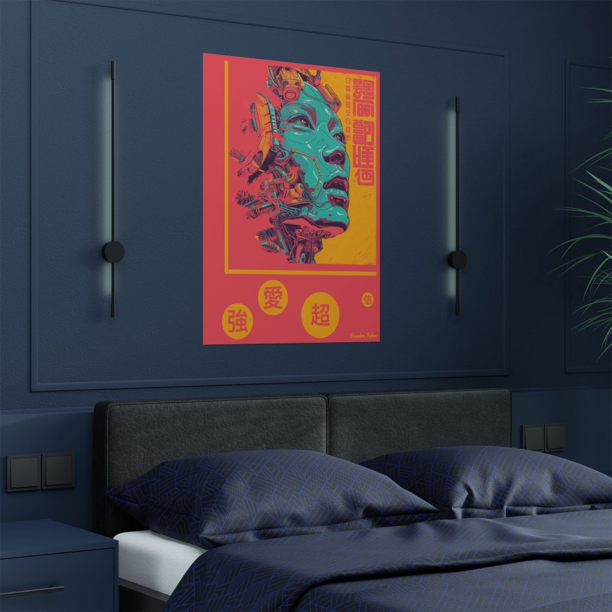AI 86 - Vibrant Satin Poster - Brandon Fisher Art