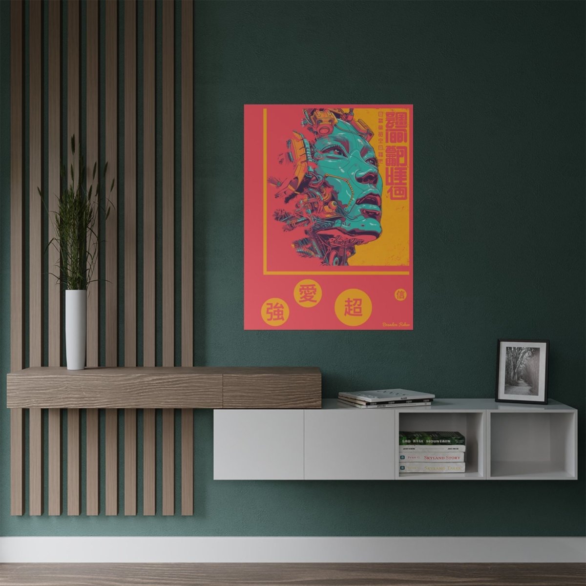 AI 86 - Vibrant Satin Poster - Brandon Fisher Art