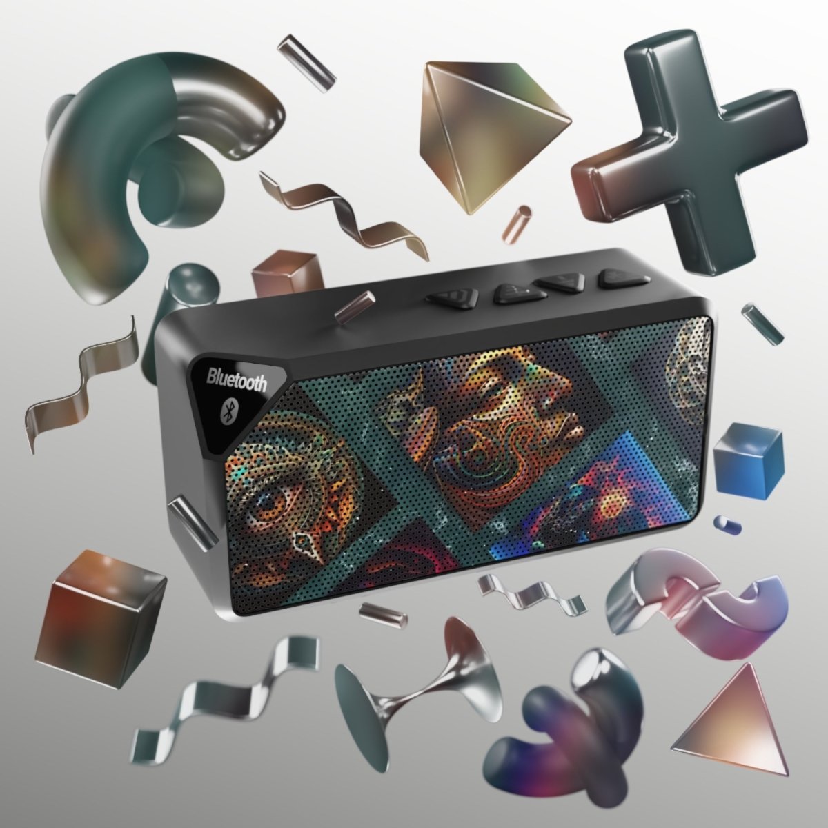 Ayahuasca Visions Bluetooth Speaker - Brandon Fisher Art