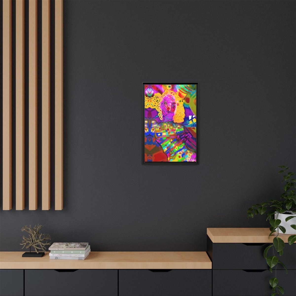 Beautiful Destruction Me - Framed Canvas Art - Brandon Fisher Art