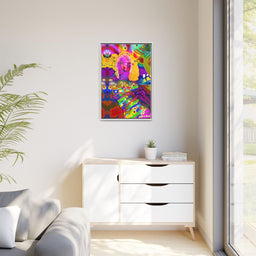 Beautiful Destruction Me - Framed Canvas Art - Brandon Fisher Art
