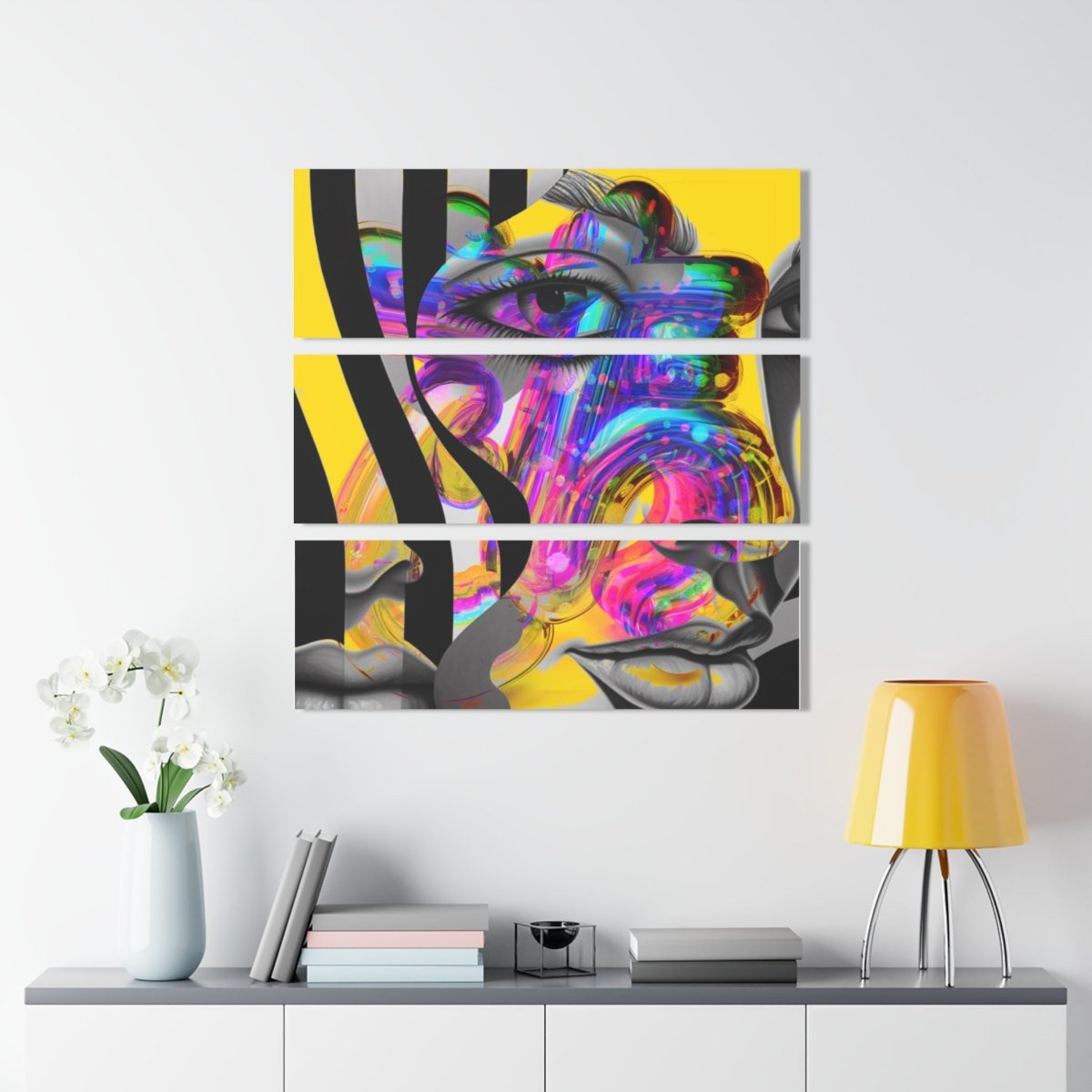 Beauty 108 – Acrylic Triptych Wall Art - Brandon Fisher Art