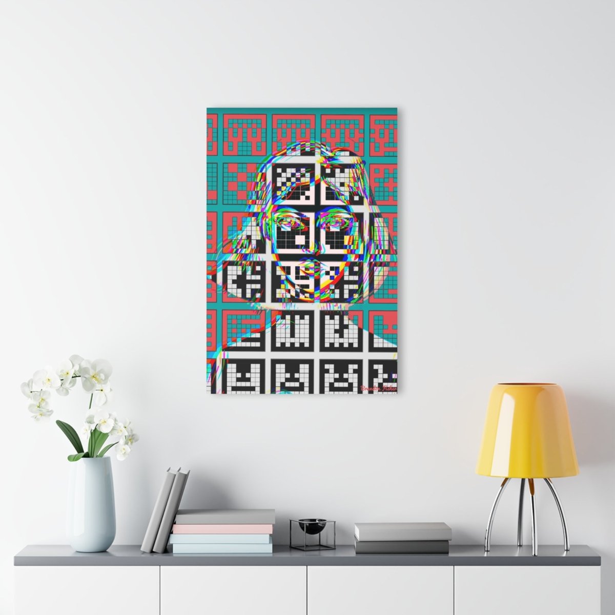 "Checks" Acrylic Glass Prints - Brandon Fisher Art