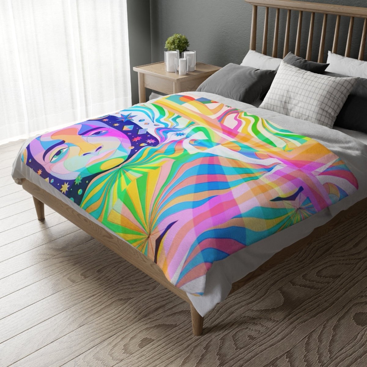 Dreamscape - Two - Sided Blanket - Brandon Fisher Art