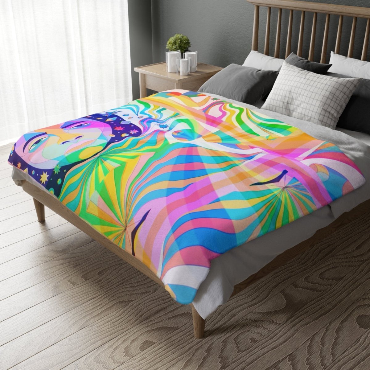 Dreamscape - Two - Sided Blanket - Brandon Fisher Art