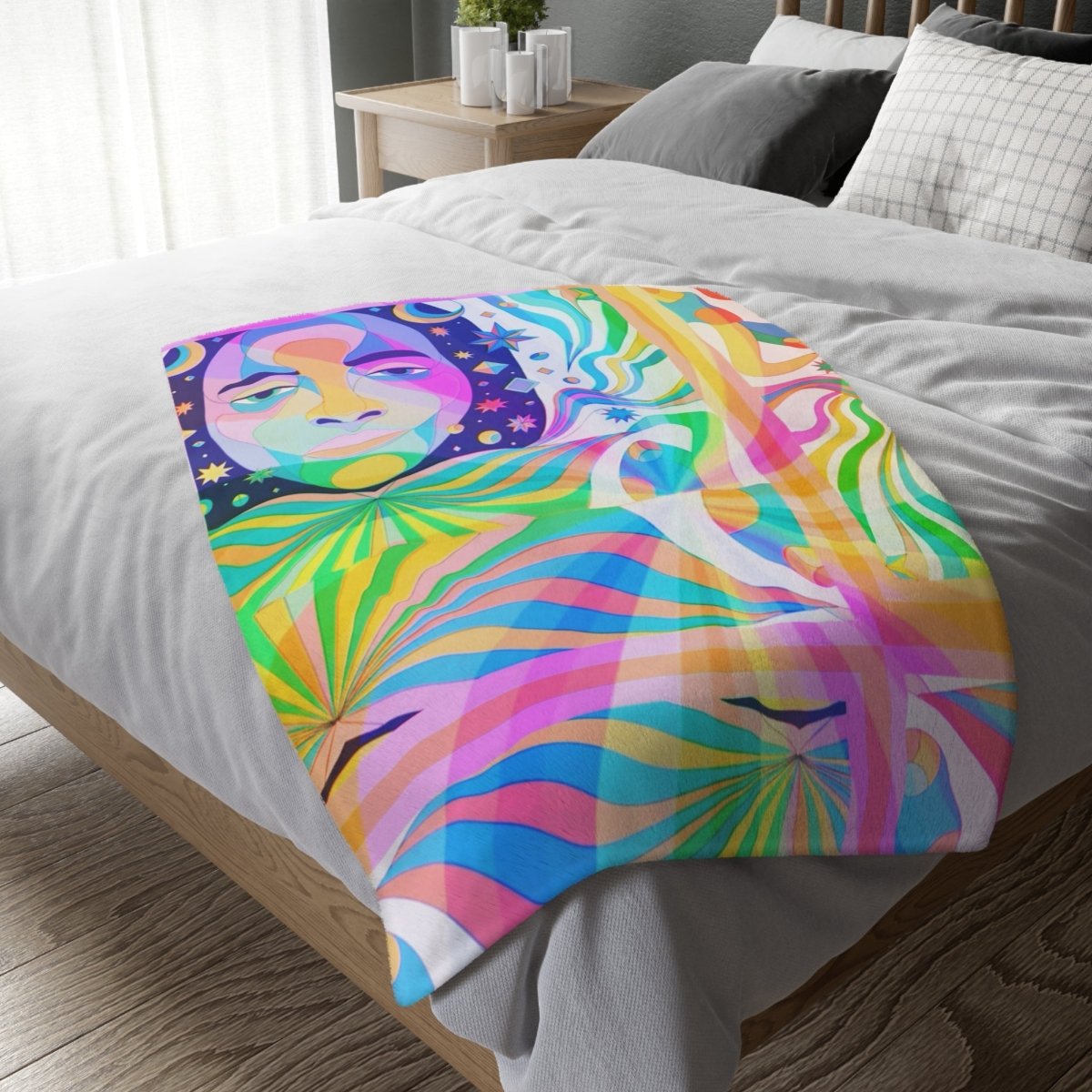 Dreamscape - Two - Sided Blanket - Brandon Fisher Art