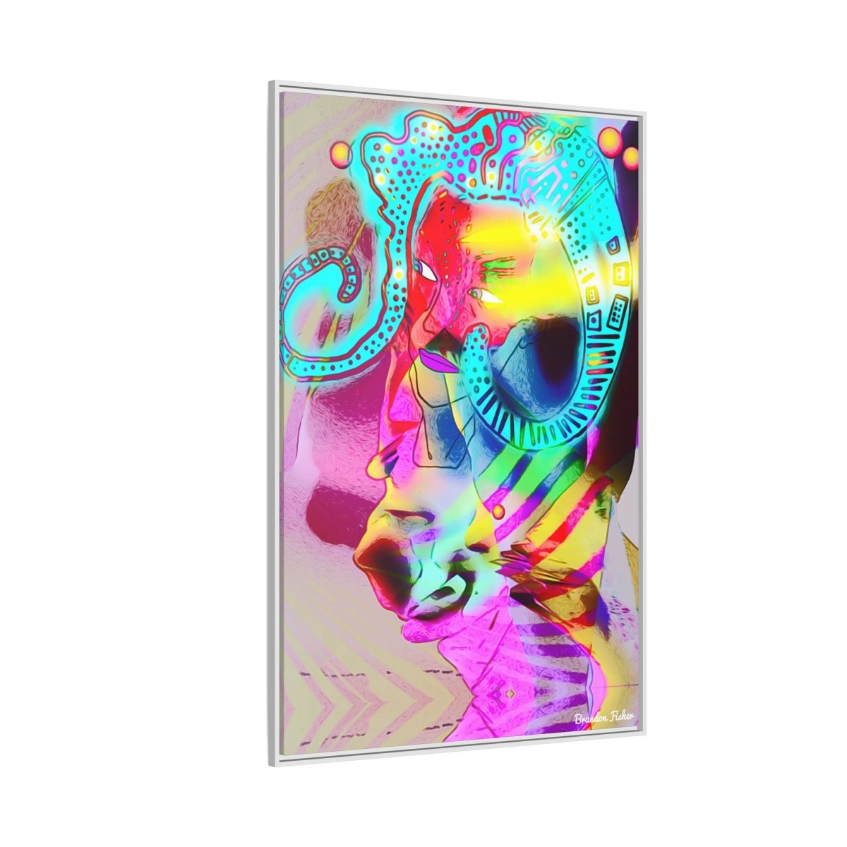 Eternal Change - Framed Canvas Art - Brandon Fisher Art
