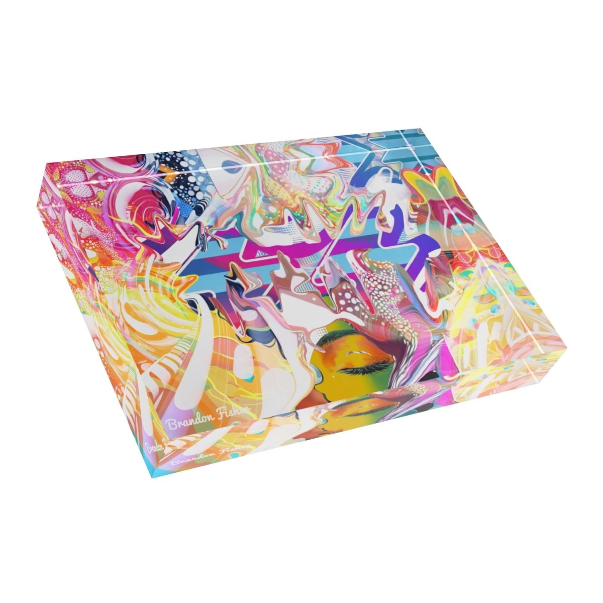 "Explode" - Acrylic Photo Block - Brandon Fisher Art