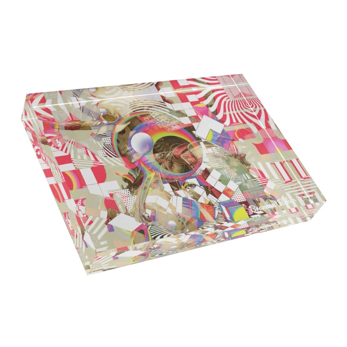 "幽霊(Ghosts) " - Acrylic Photo Block - Brandon Fisher Art