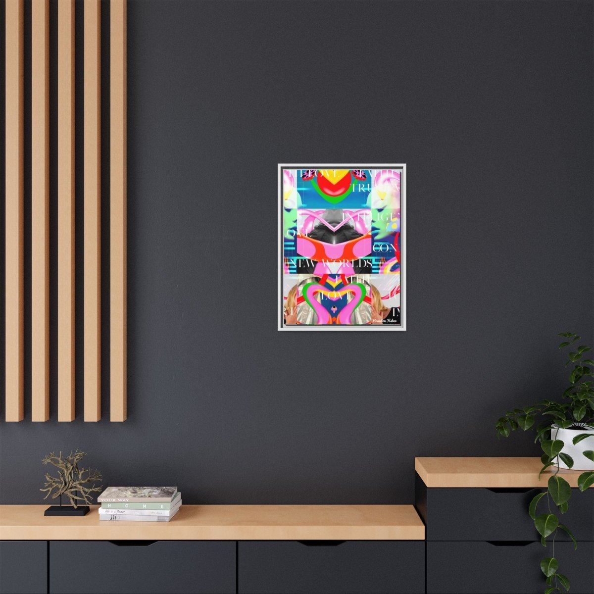 I Believe - Framed Canvas Art - Brandon Fisher Art
