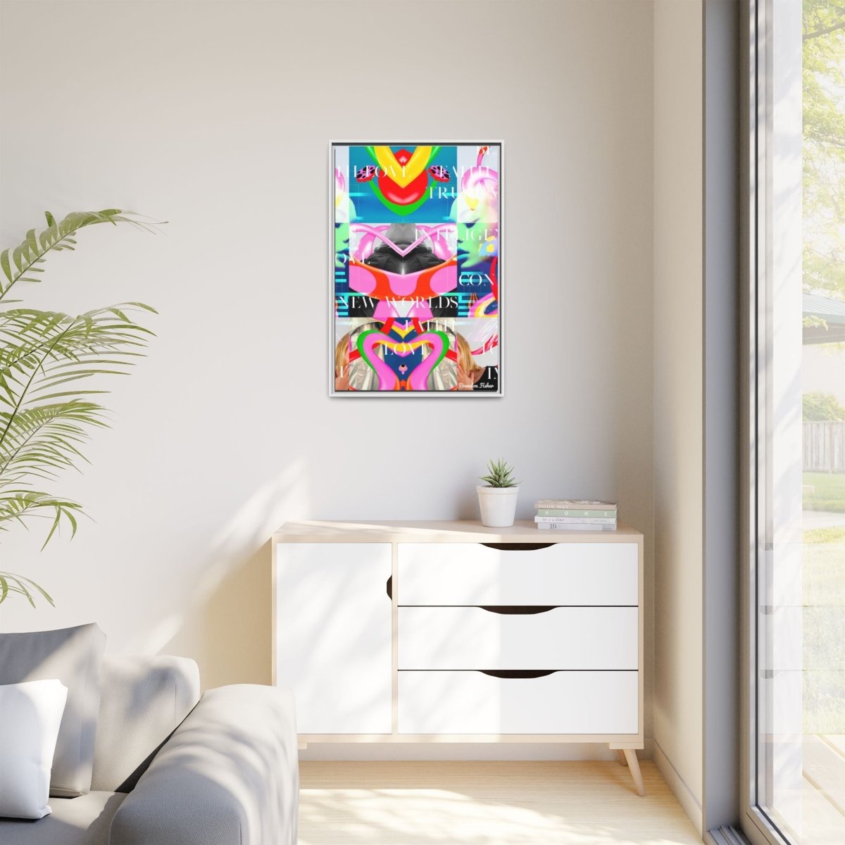 I Believe - Framed Canvas Art - Brandon Fisher Art