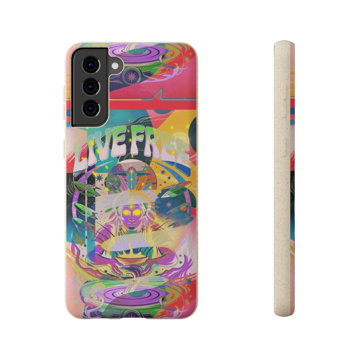 "Live Free" Eco Phone Case - Brandon Fisher Art