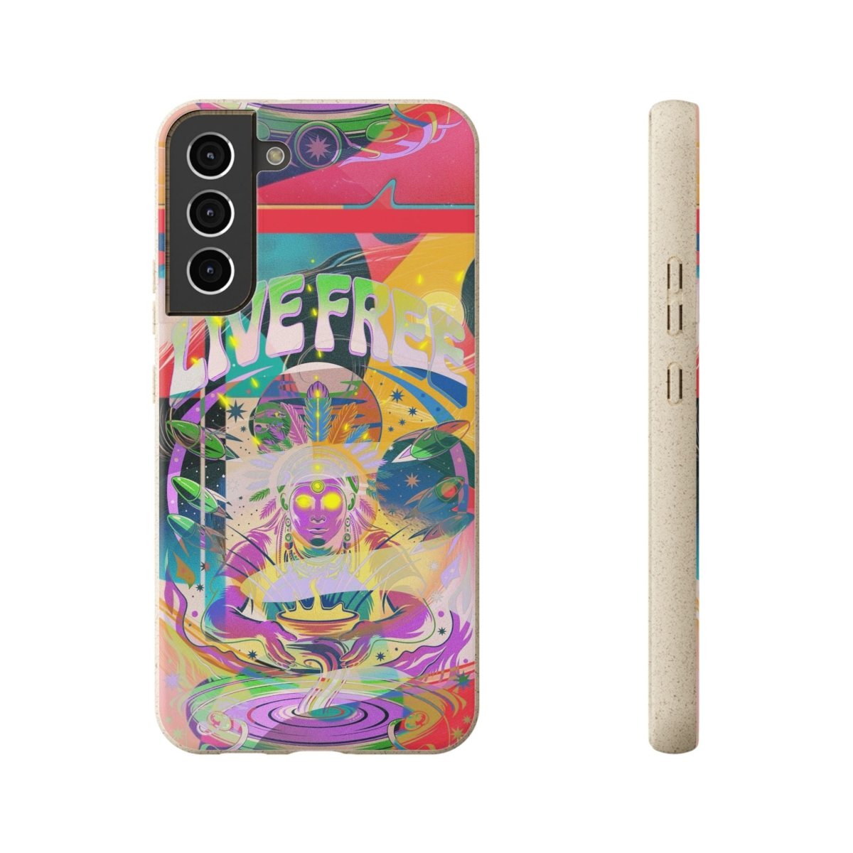 "Live Free" Eco Phone Case - Brandon Fisher Art