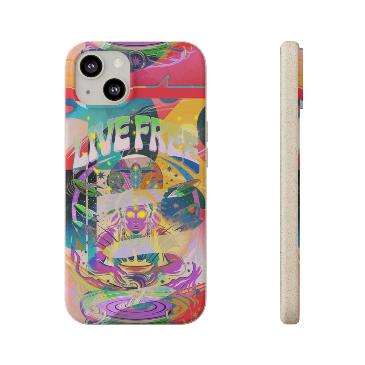 "Live Free" Eco Phone Case - Brandon Fisher Art