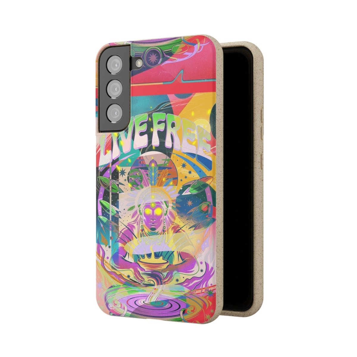 "Live Free" Eco Phone Case - Brandon Fisher Art