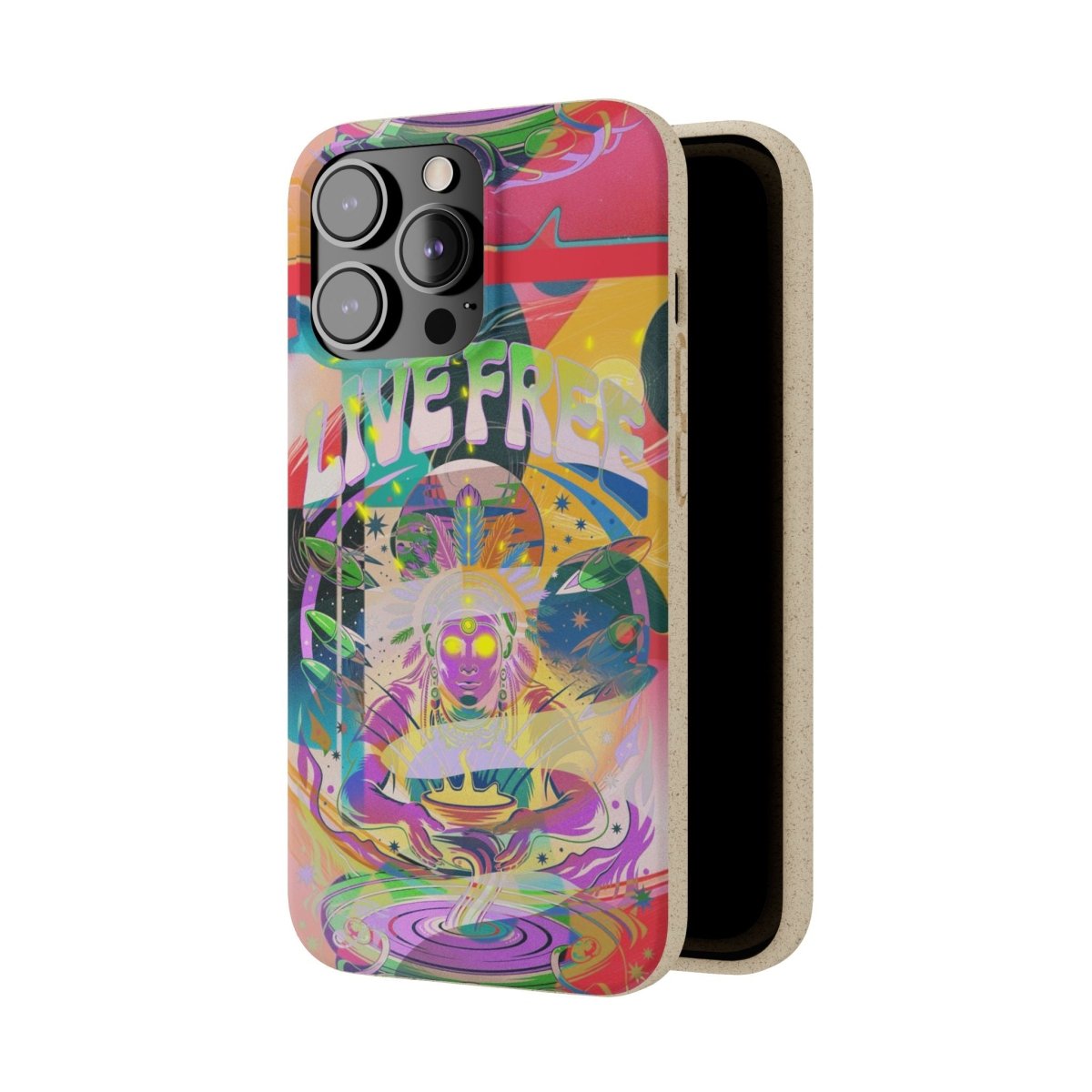 "Live Free" Eco Phone Case - Brandon Fisher Art