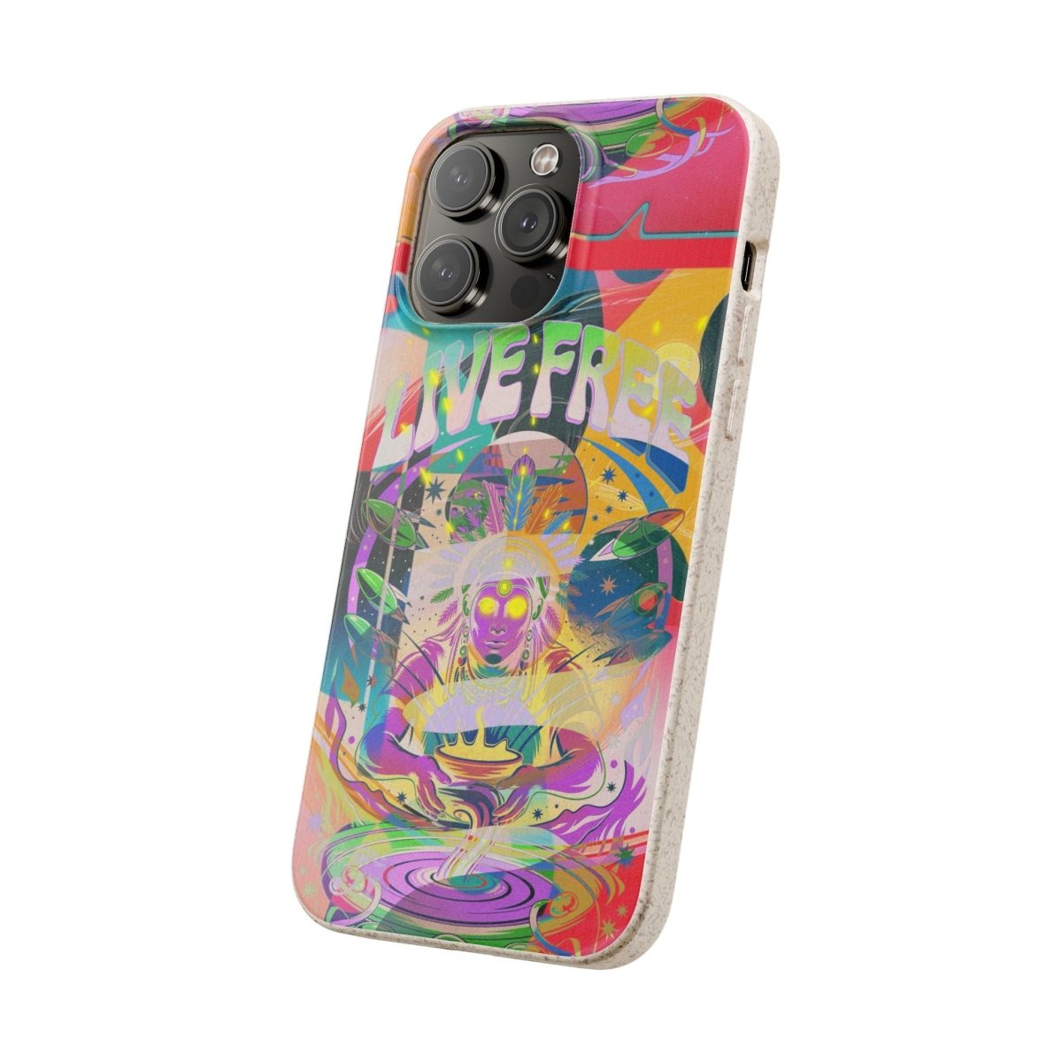 "Live Free" Eco Phone Case - Brandon Fisher Art