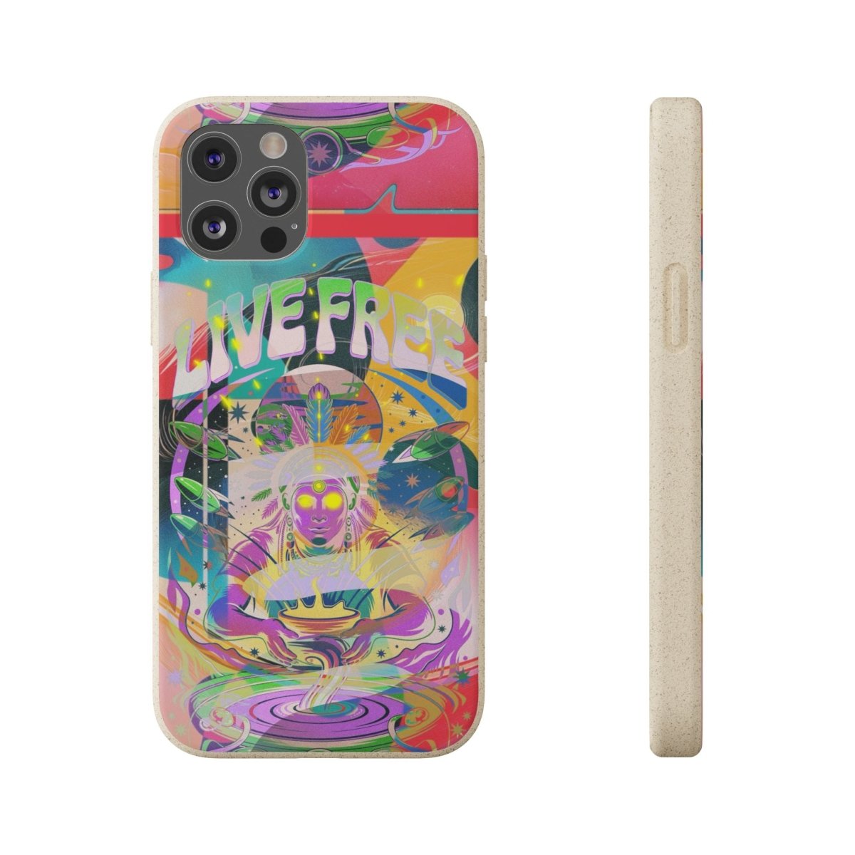 "Live Free" Eco Phone Case - Brandon Fisher Art