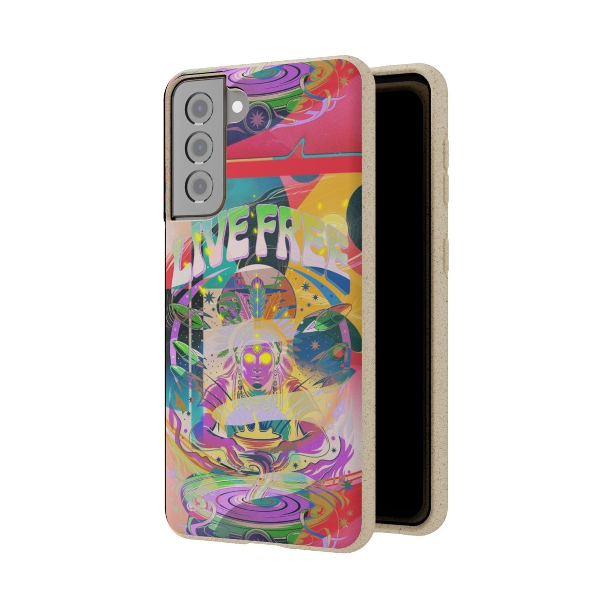 "Live Free" Eco Phone Case - Brandon Fisher Art