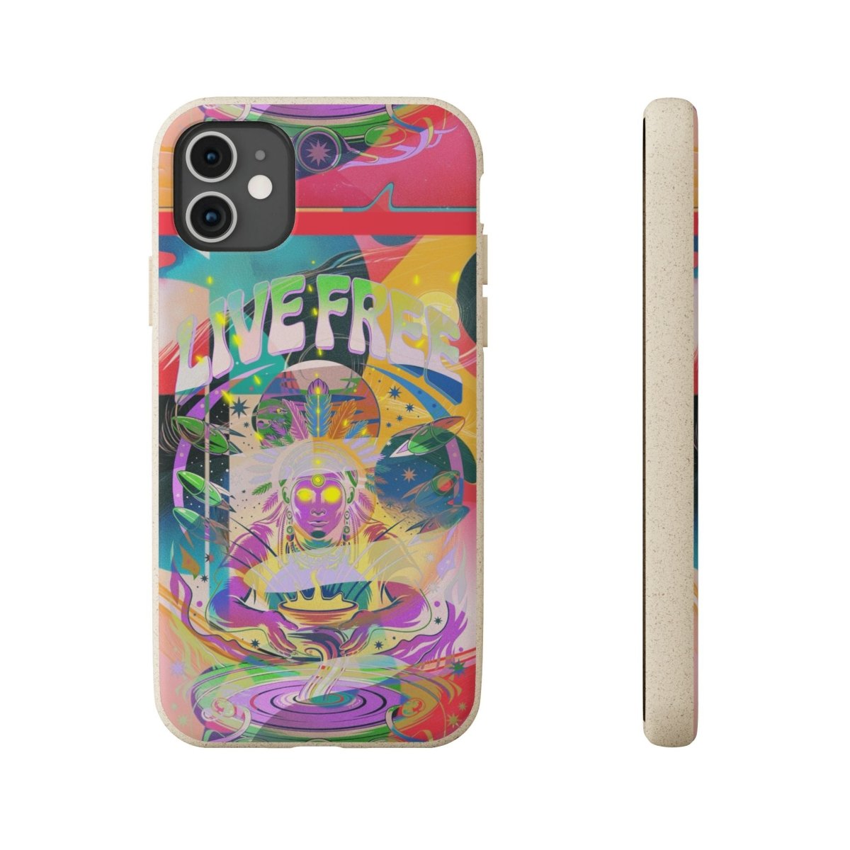 "Live Free" Eco Phone Case - Brandon Fisher Art