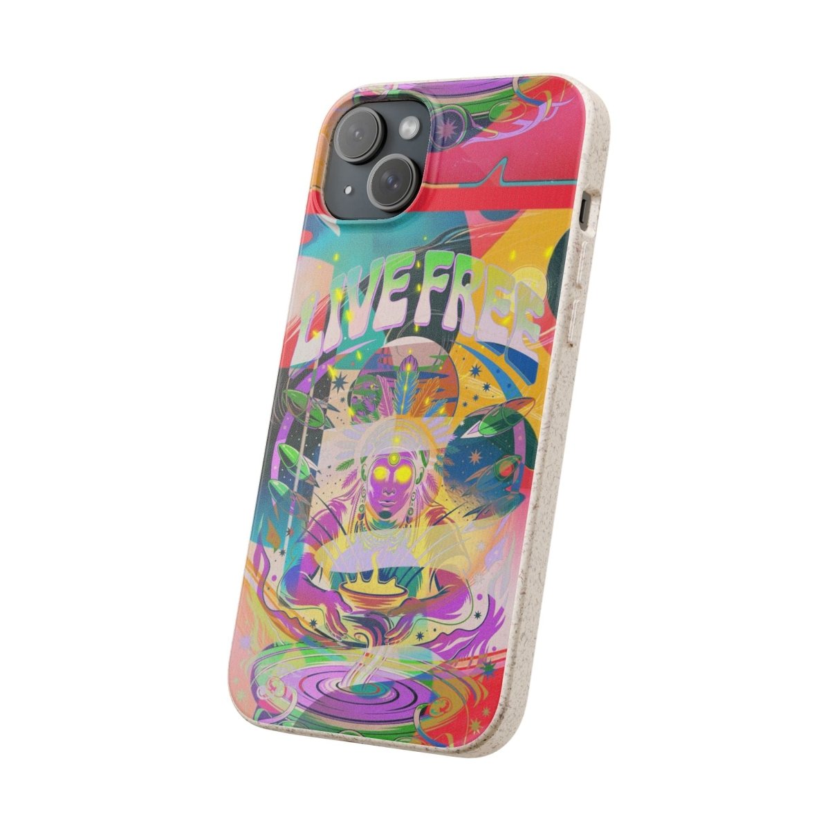 "Live Free" Eco Phone Case - Brandon Fisher Art