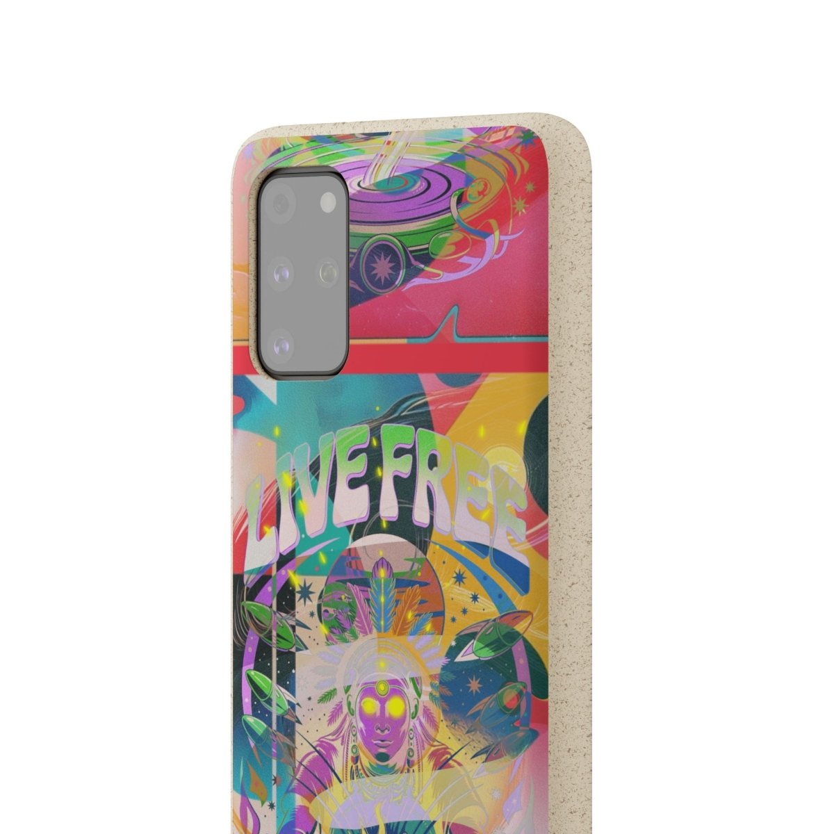 "Live Free" Eco Phone Case - Brandon Fisher Art