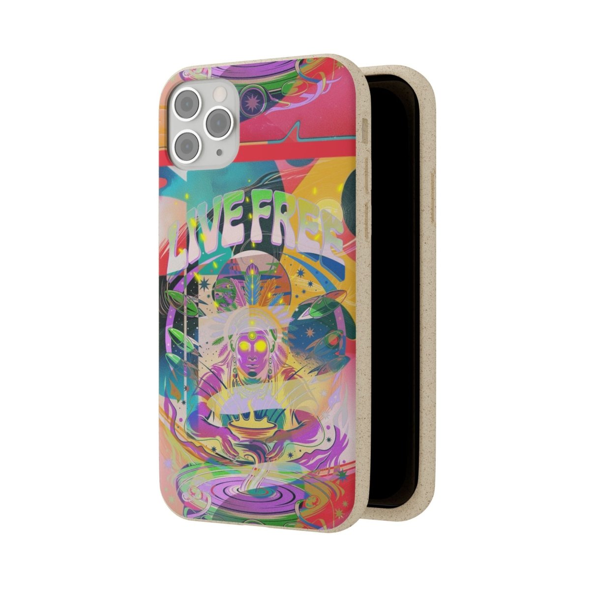 "Live Free" Eco Phone Case - Brandon Fisher Art
