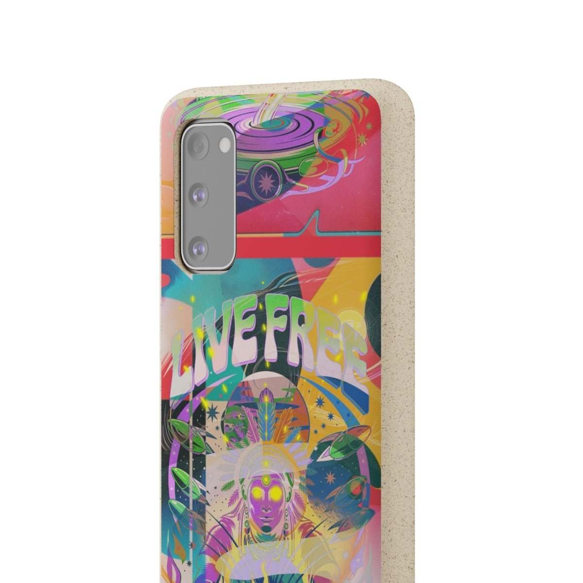 "Live Free" Eco Phone Case - Brandon Fisher Art