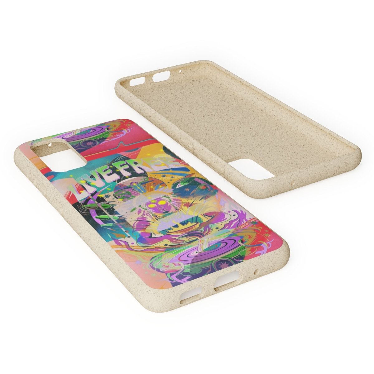 "Live Free" Eco Phone Case - Brandon Fisher Art