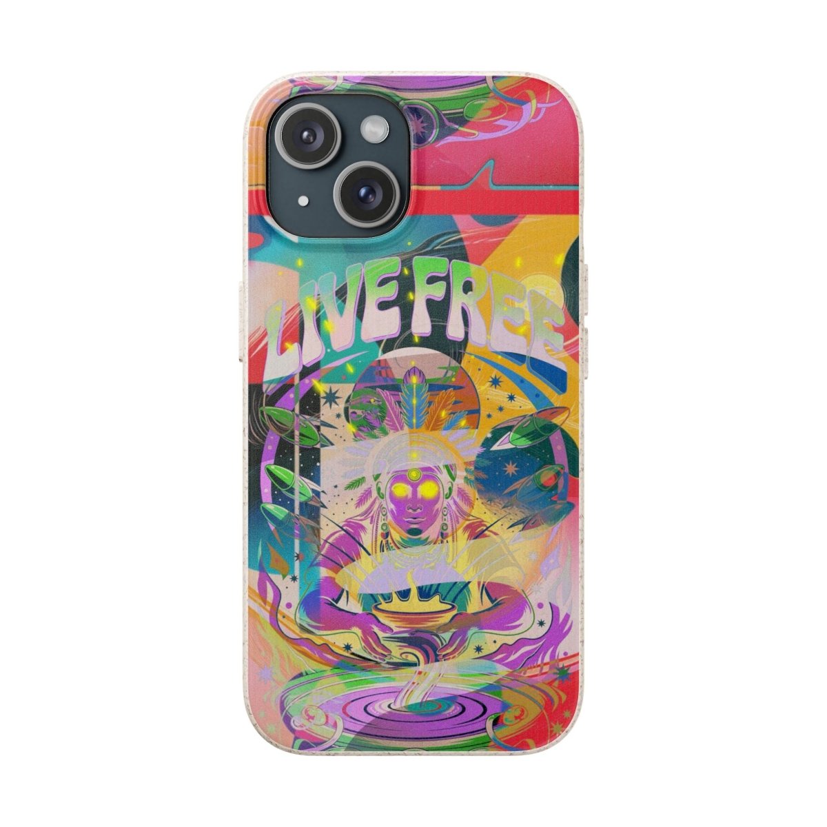 "Live Free" Eco Phone Case - Brandon Fisher Art