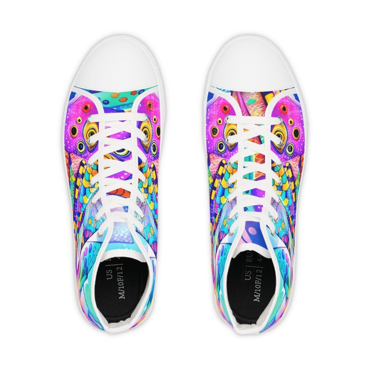 Men's High Top Sneakers - Brandon Fisher Art
