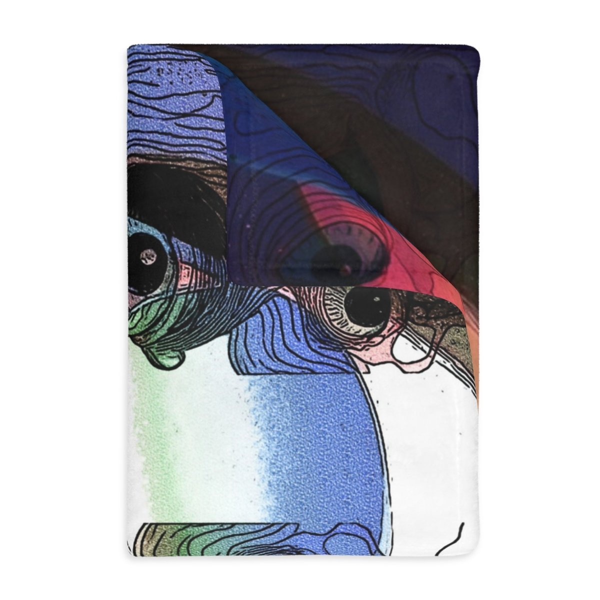 Multivision - Two - Sided Blanket - Brandon Fisher Art