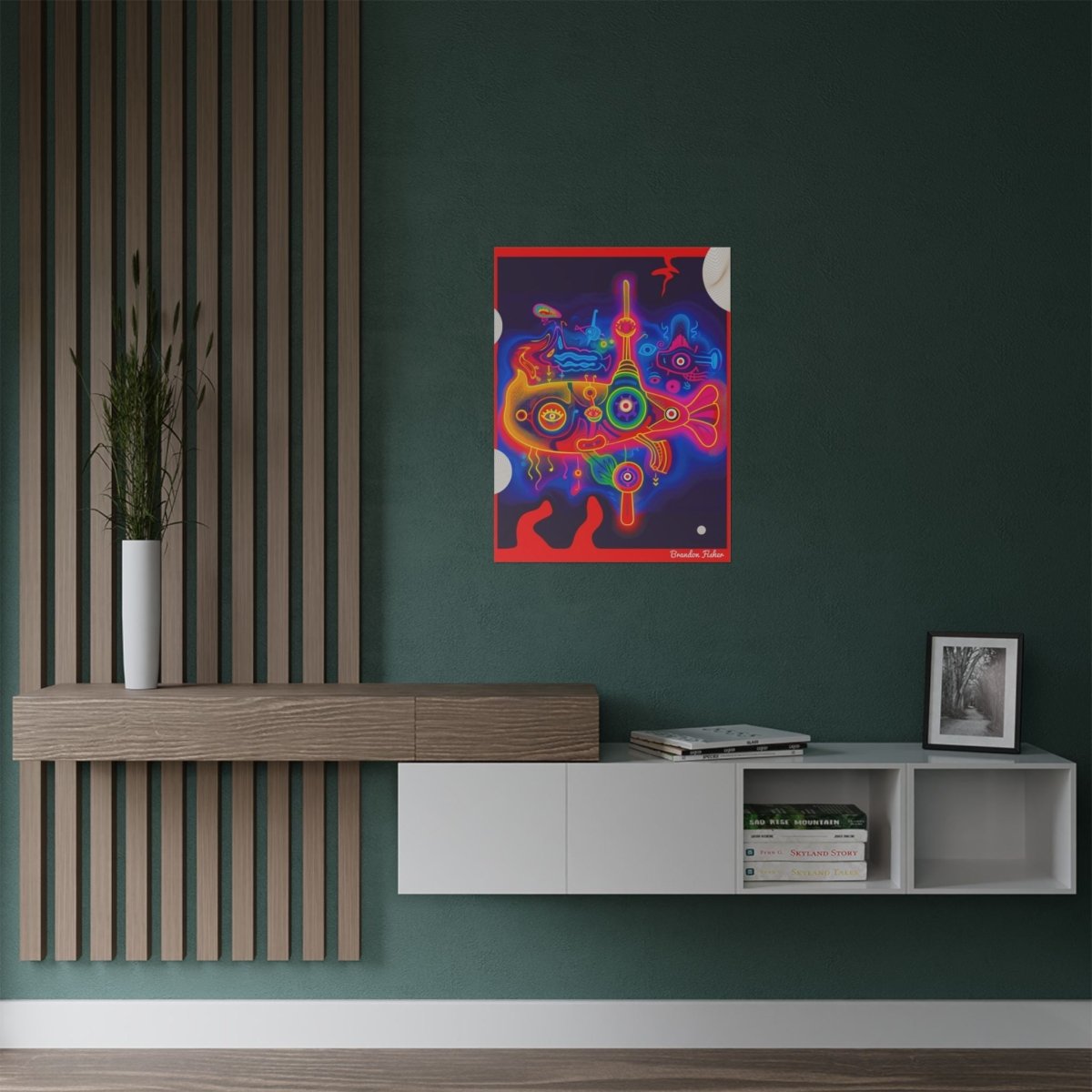 Paradox Peixe - Vibrant Satin Poster - Brandon Fisher Art