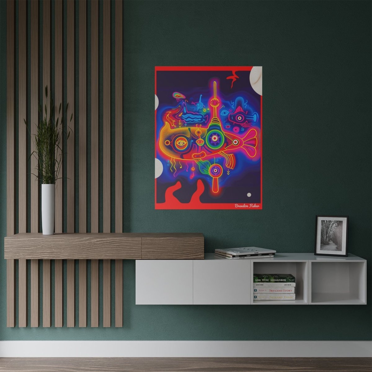 Paradox Peixe - Vibrant Satin Poster - Brandon Fisher Art