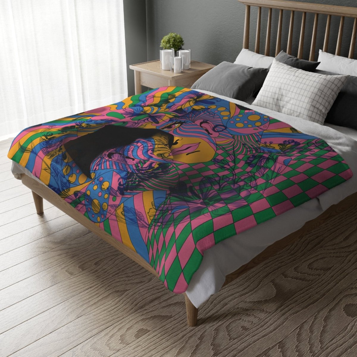 Psychedelic Voyage - Two - Sided Blanket - Brandon Fisher Art