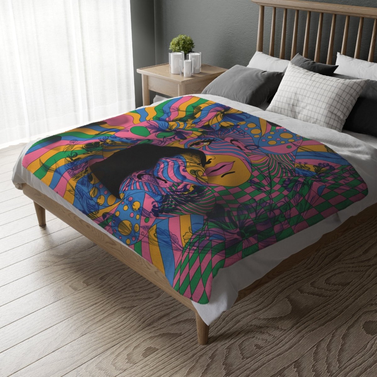 Psychedelic Voyage - Two - Sided Blanket - Brandon Fisher Art