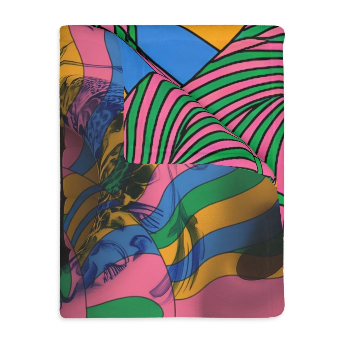 Psychedelic Voyage - Two - Sided Blanket - Brandon Fisher Art