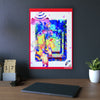 Samurai Eyes — Aluminum Art Panel - Brandon Fisher Art