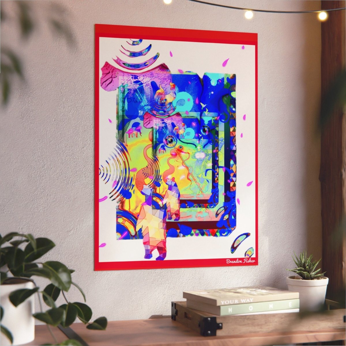 Samurai Eyes — Aluminum Art Panel - Brandon Fisher Art