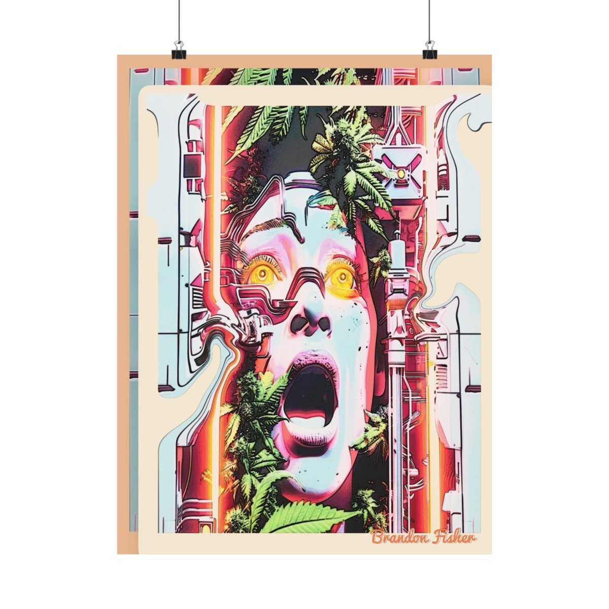 SMOKED OUT - Vibrant Satin Poster - Brandon Fisher Art