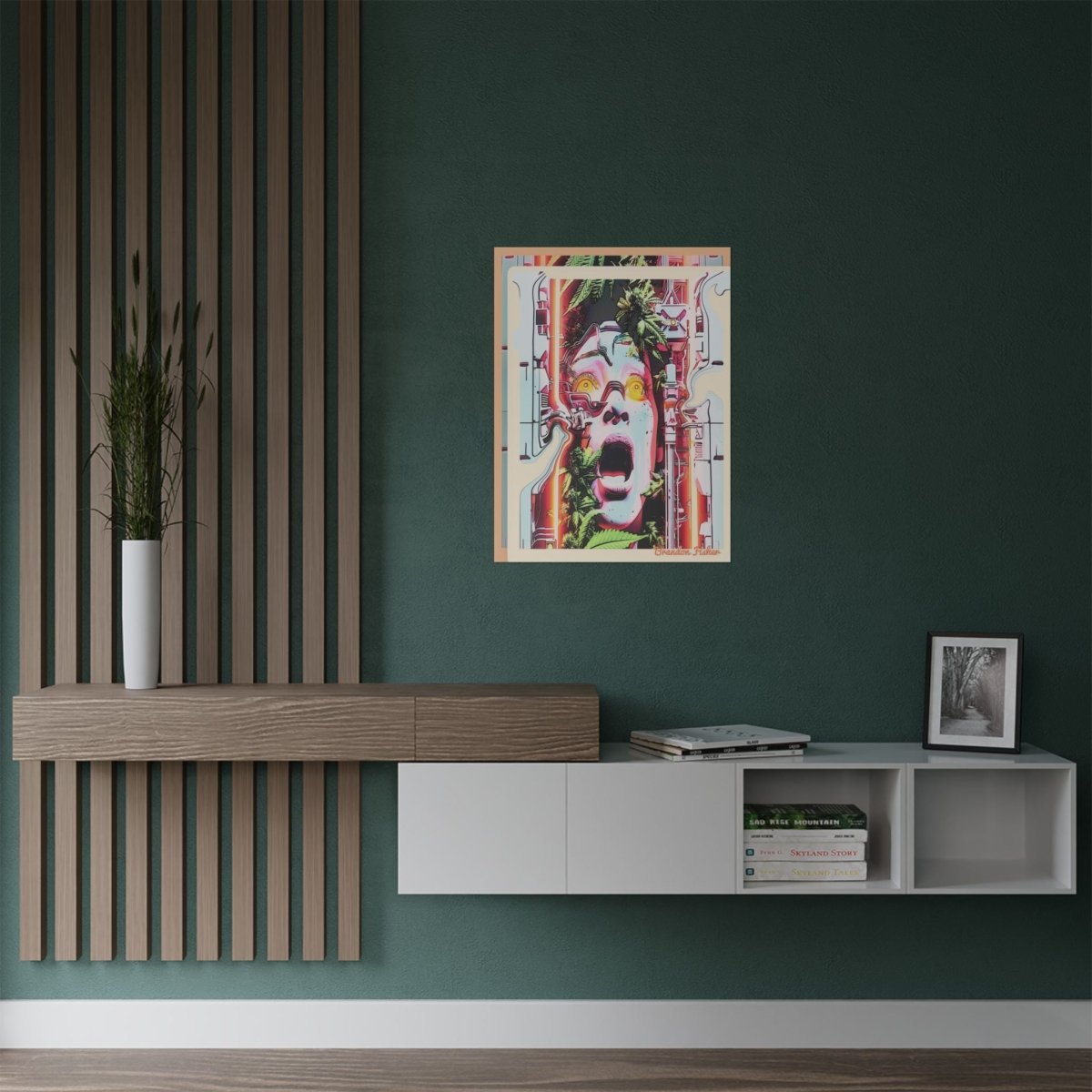 SMOKED OUT - Vibrant Satin Poster - Brandon Fisher Art