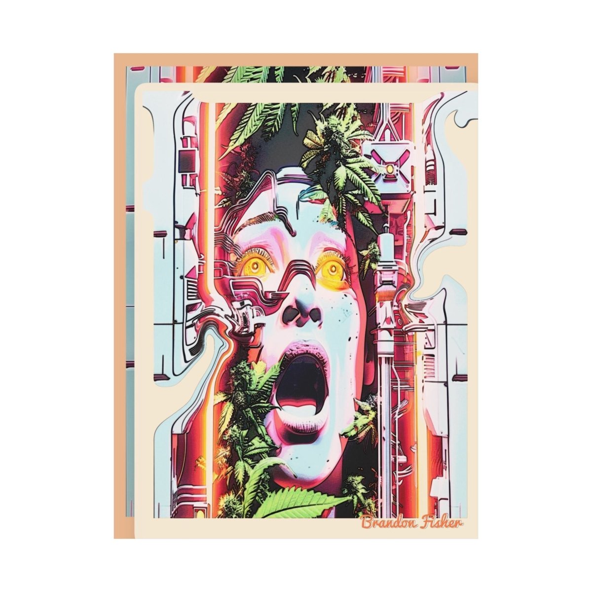 SMOKED OUT - Vibrant Satin Poster - Brandon Fisher Art
