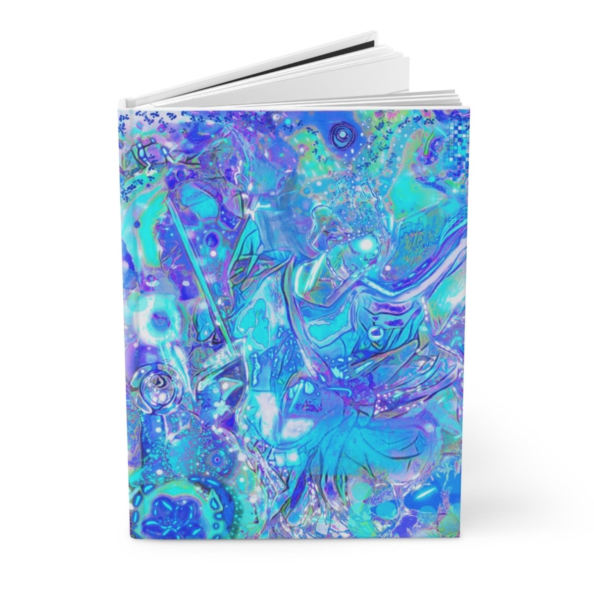 St. Michael ( Cooler Blue Edition) Hardcover Journal Matte - Brandon Fisher Art