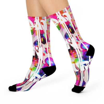 The Future Cushioned Crew Socks - Brandon Fisher Art